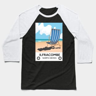 Ilfracombe North Devon travel poster Baseball T-Shirt